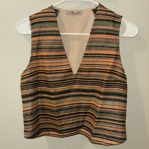 Chic Zara Multi-Color Vest Top